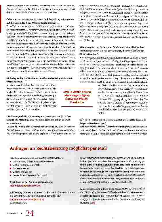 Vorschauseite 3: «Missbräuche nehmen zu beim Ausstellen von Krankheitszeugnissen»