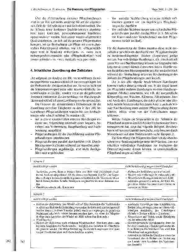 Vorschauseite 5: Die Messung von Pflegezeiten - methodische und inhaltliche Probleme