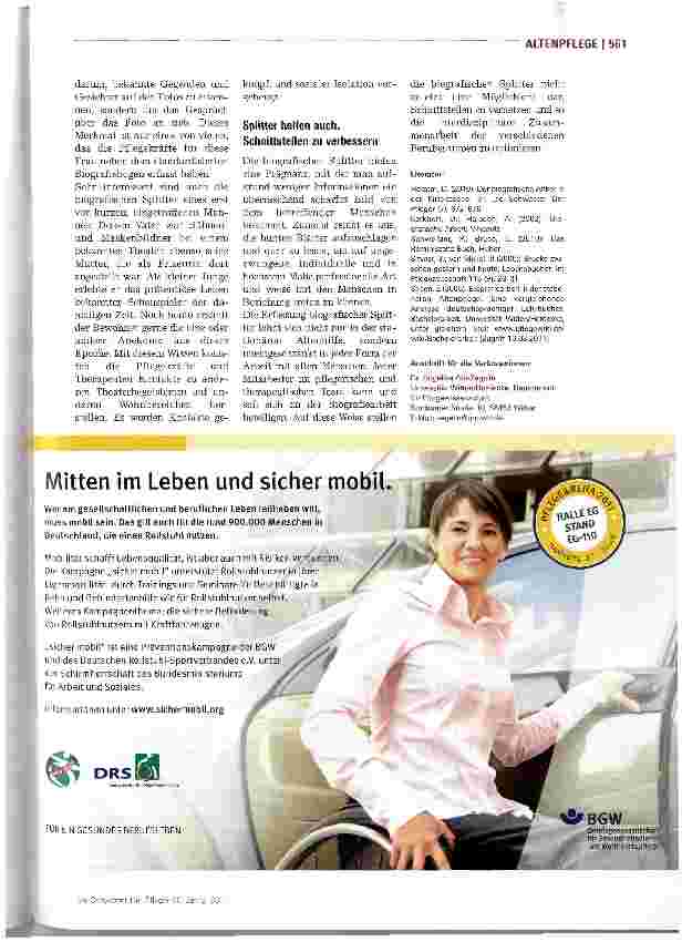 Vorschauseite 4: Lebensgeschichte lebendig werden lassen