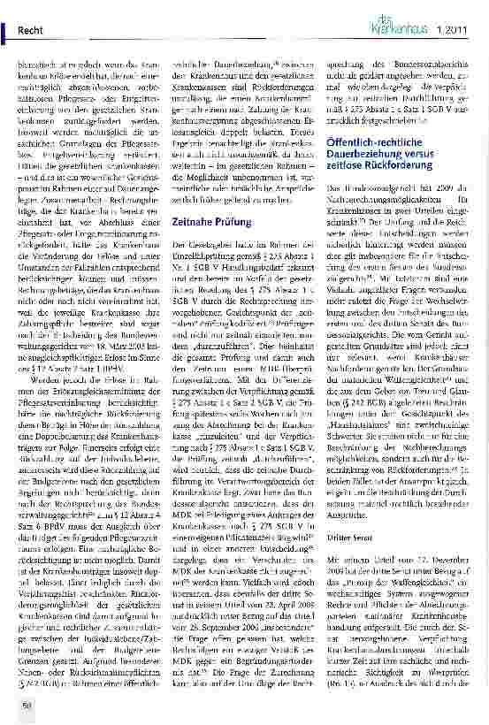 Vorschauseite 3: Rückforderungen durch gesetzliche Krankenkassen