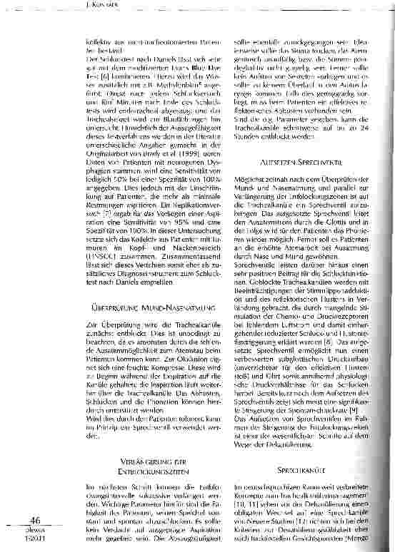 Vorschauseite 2: WIE KOMMT DIE KANÜLE WIEDER RAUS? DEKANÜLIERUNGSMANAGEMENT