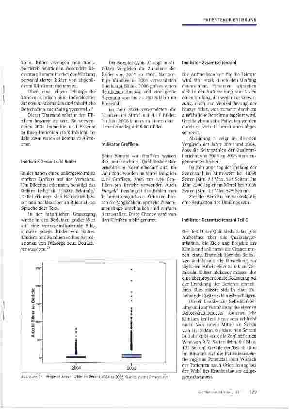 Vorschauseite 3: Patientenorientierung in deutschen Krankenhaus-Qualitätsberichten