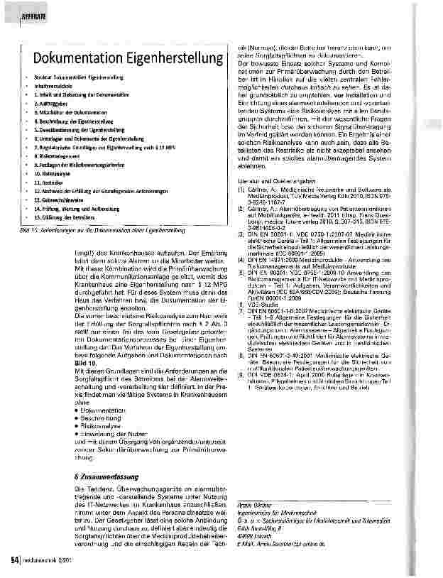 Vorschauseite 6: Patientenmonitoring: Primärüberwachung -Sekundärüberwachung