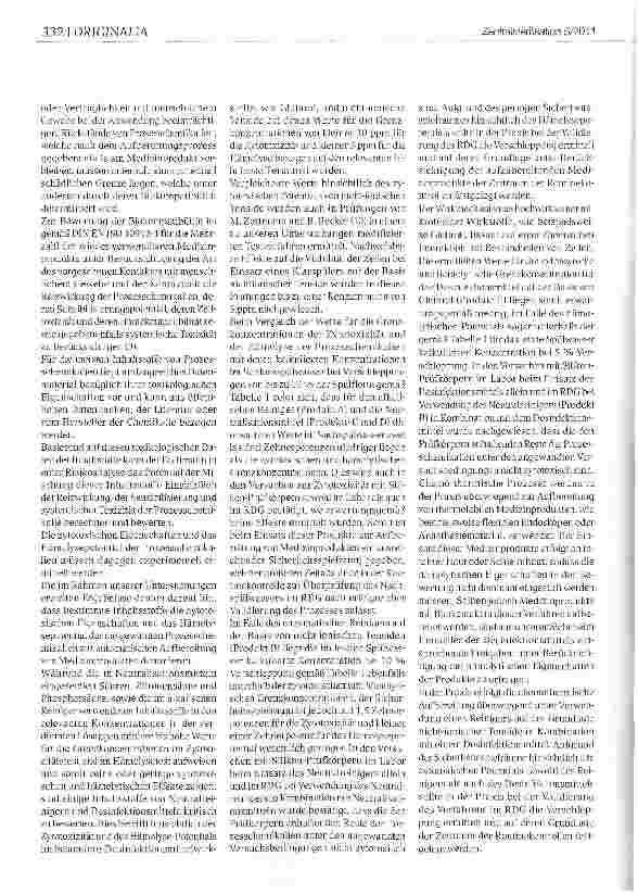 Vorschauseite 5: Biokompatibilität von Medizinprodukten nach der maschinellen Aufbereitung in Reinigungs-Desinfektionsgeräten