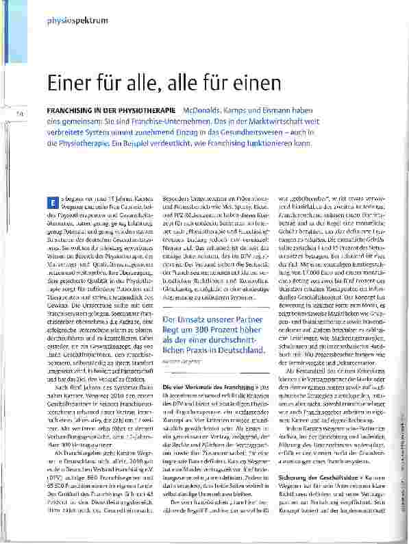 Vorschauseite 1: Einer für alle, alle für einen