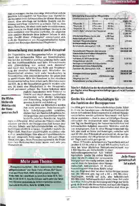 Vorschauseite 3: Pflegeheime ambulant gedacht