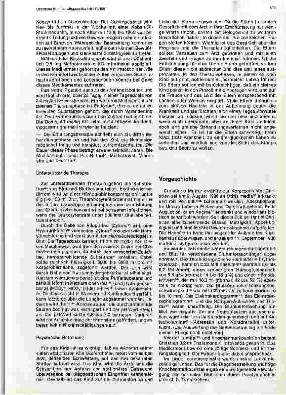 Vorschauseite 3: Pflege eines Kindes mit akuter lymphoblastischer Leukämie