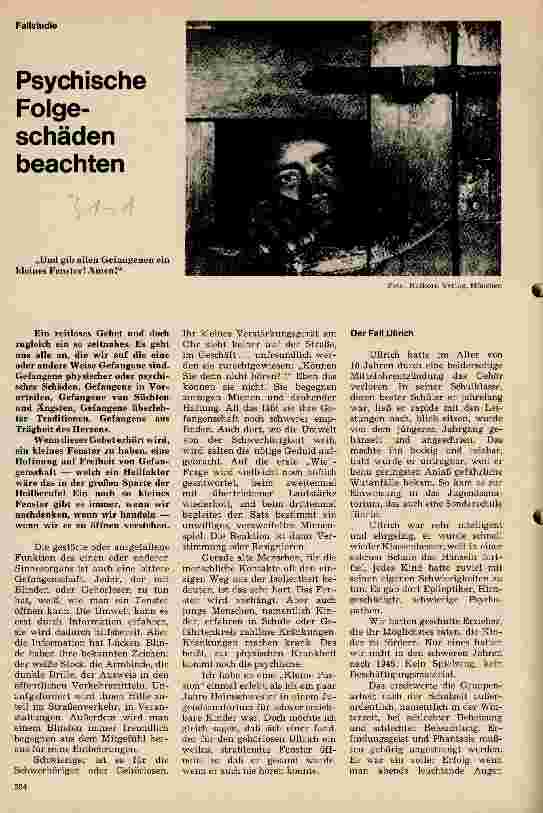 Vorschauseite 1: Psychische Folgeschäden beachten