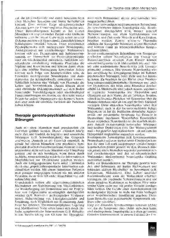 Vorschauseite 6: Die Psyche des alten Menschen - Implikationen für die Notfallmedizin