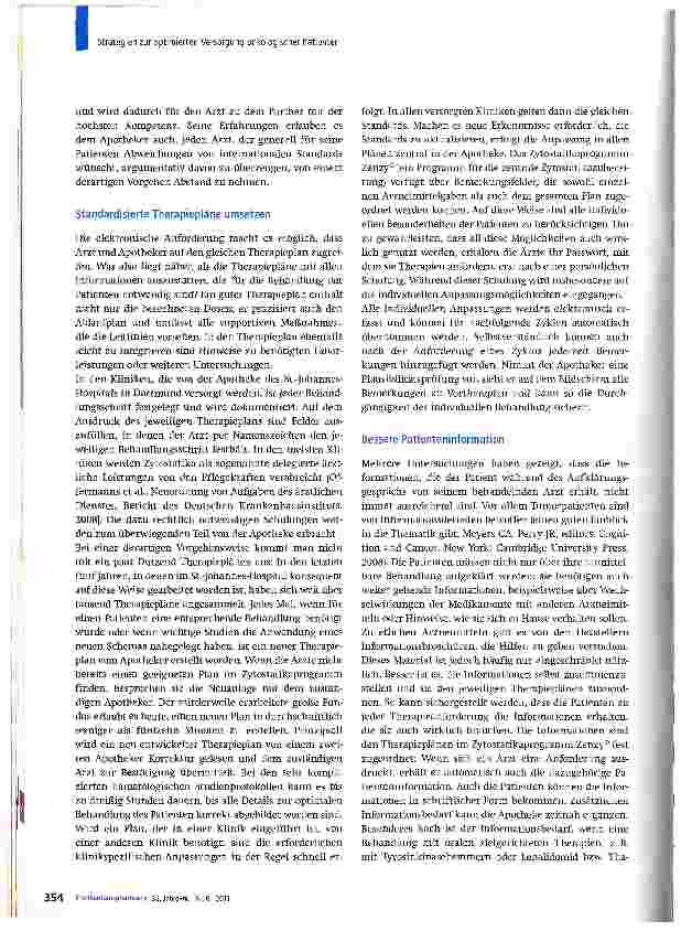 Vorschauseite 3: Strategien zur optimierten Versorgung onkologischer Patienten