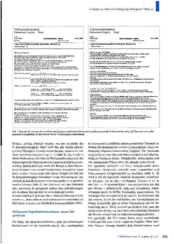 Vorschauseite 4: Strategien zur optimierten Versorgung onkologischer Patienten