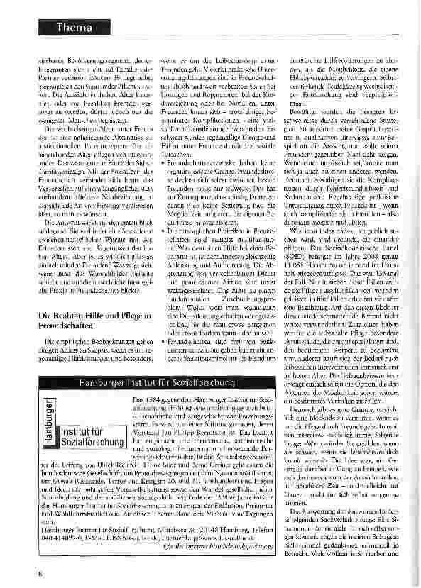 Vorschauseite 2: Sorgende FreundeNichtverwandschaftliche Beziehungen als Familienersatz
