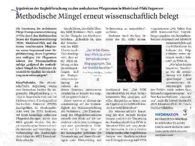 Vorschauseite 1: Methodische Mängel erneut wissenschaftlich belegt