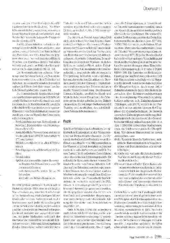 Vorschauseite 5: Hygienisch-mikrobiologische Probleme wasserführender Bedienungselemente von Dentaleinheiten-Teil 1: Minireview
