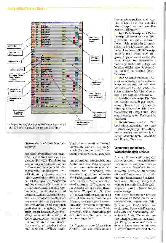 Vorschauseite 2: InformationsmanagementNur einen Klick vom Patienten entfernt