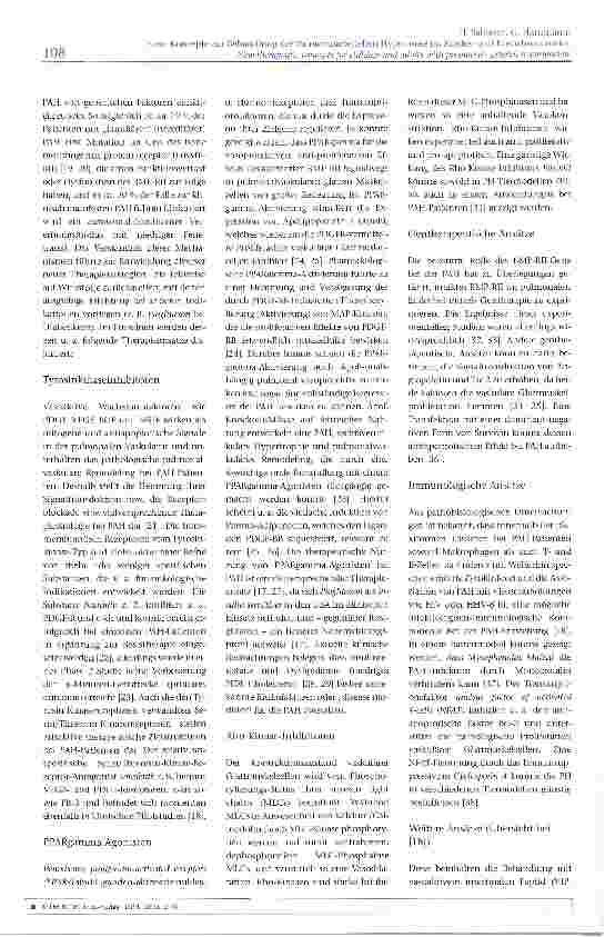 Vorschauseite 3: Neue Konzepte zur Behandlung der Pulmonalarteriellen Hypertonie im Kindesund Erwachsenenalter