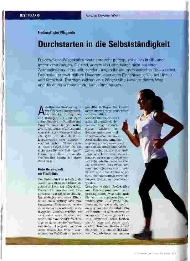 Vorschauseite 1: Durchstarten in die Selbstständigkeit