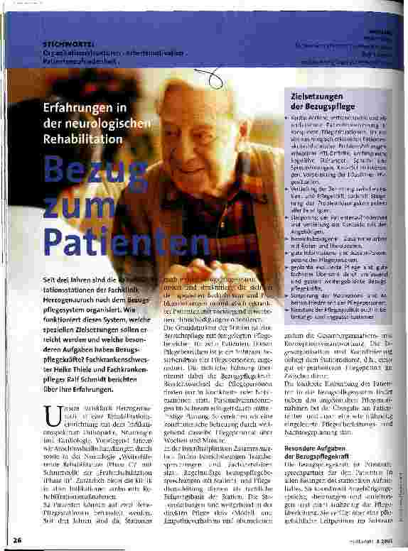 Vorschauseite 1: Bezug zum Patienten