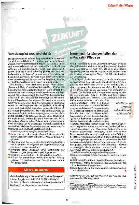Vorschauseite 6: Die Weichen für die Zukunft stellen Teil 1