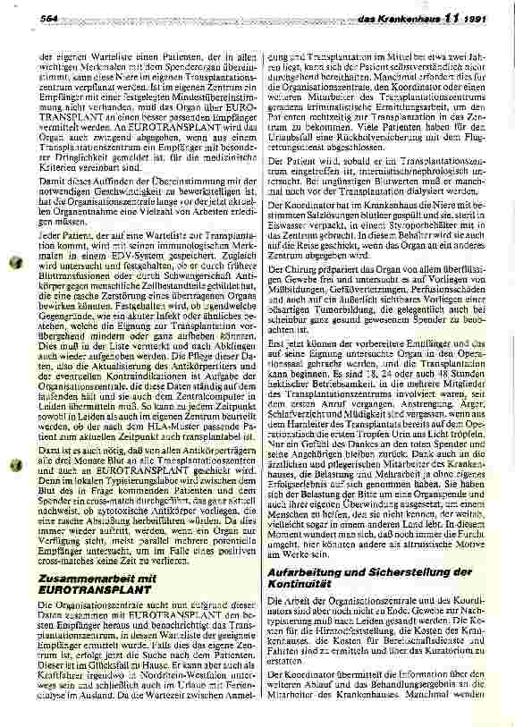 Vorschauseite 4: Die Organisation der Organtransplantation