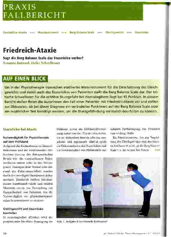 Vorschauseite 1: Friedreich-Ataxie