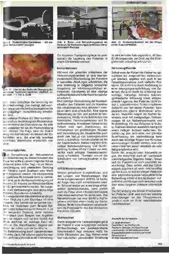Vorschauseite 3: Die Behandlung von Verbrennungen aus ärztlicher Sicht
