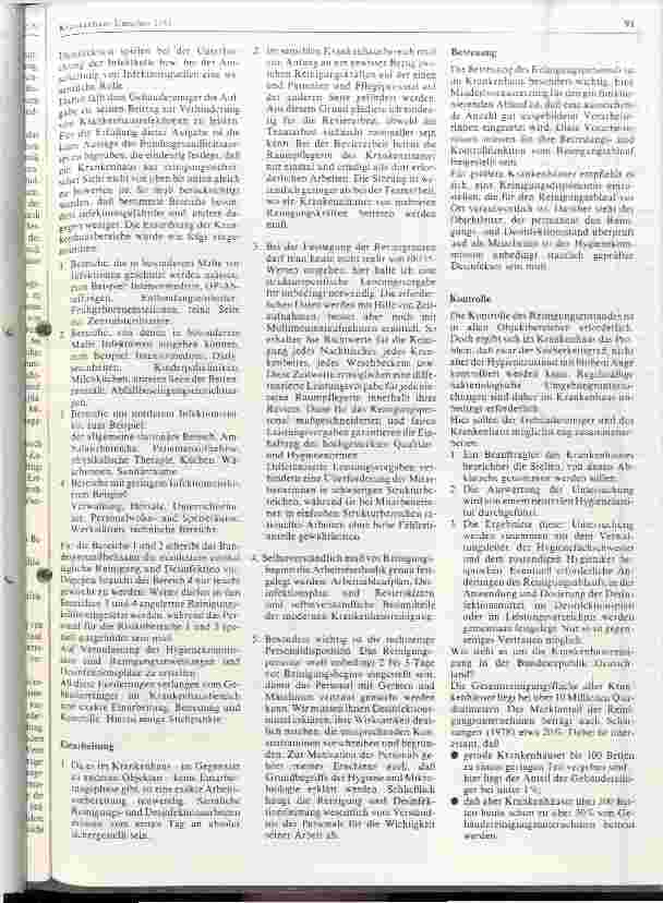 Vorschauseite 2: Der Gebäudereiniger im Krankenhaus - Aufgabe und Verpflichtung