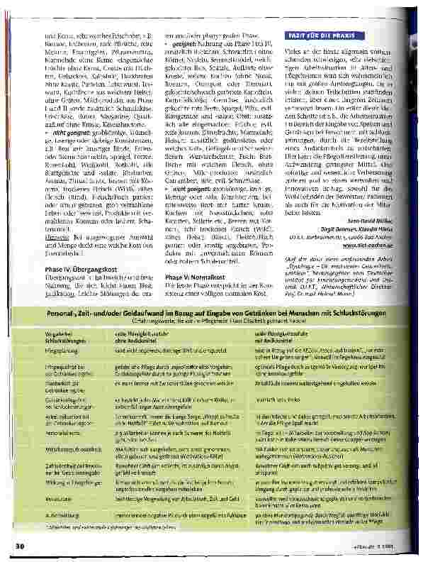 Vorschauseite 3: Dysphagie 2. Teil: spezielle Probleme