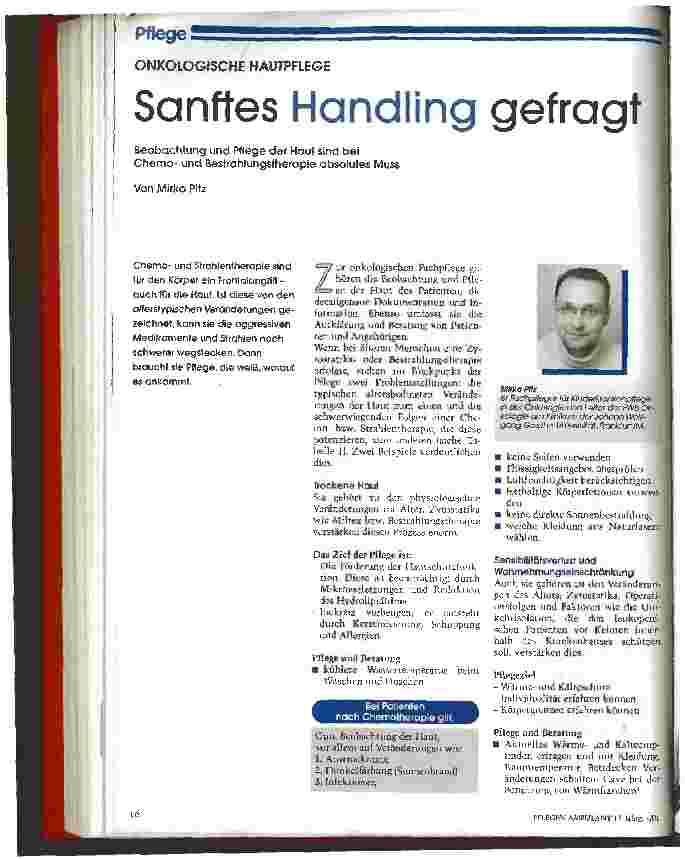 Vorschauseite 1: Sanftes Handling gefragt