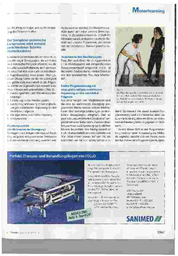 Vorschauseite 4: Aspekte des Motorlearningim Konzept der Brügger-Therapie