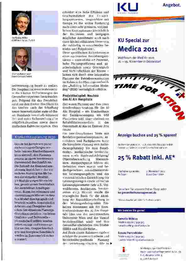 Vorschauseite 2: Zukunftsorientierte Krankenhausplanung