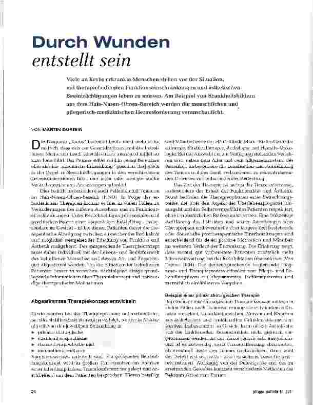 Vorschauseite 1: Durch Wunden entstellt sein