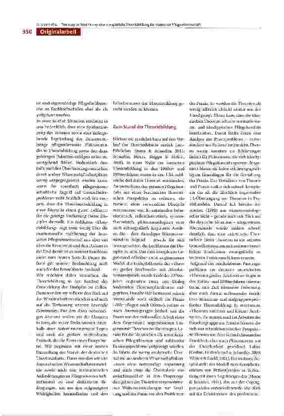 Vorschauseite 2: Top busy to think? Essay über die spärliche Theoriebildung der deutschen Pflegewissenschaft1