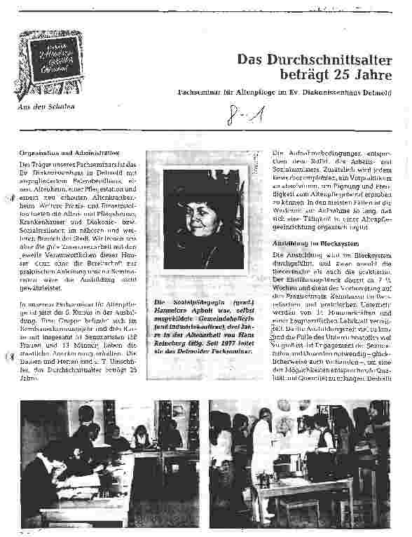 Vorschauseite 1: Das Durchschnittsalter beträgt 25 Jahre