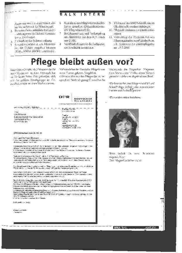 Vorschauseite 2: Expertentagung - Pflege und DRG