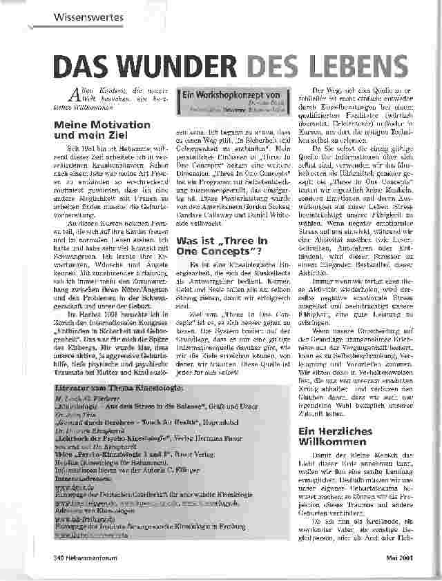 Vorschauseite 1: DAS WUNDER DES LEBENS