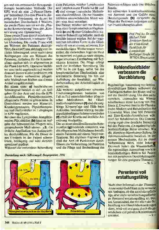 Vorschauseite 3: Das chronische Lymphödem - Pathogenese, Verlauf,Therapie