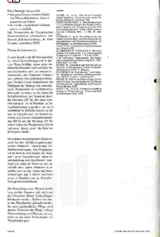 Vorschauseite 5: EDV in der Krankenpflege Neue Technologien in der Gesundheitsund Krankenpflege