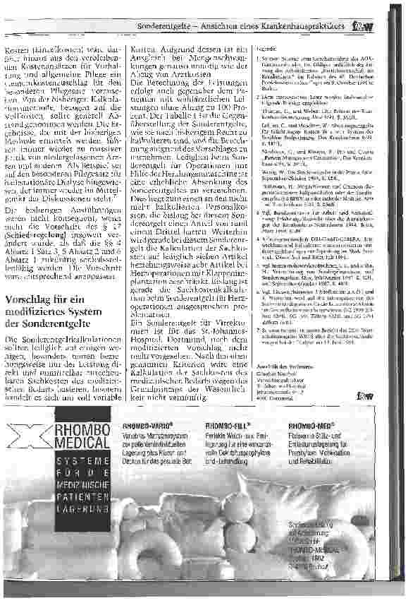 Vorschauseite 4: Sonderentgelte - Ansichten eines Krankenhauspraktikers