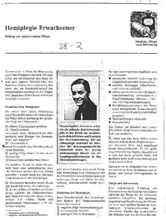 Vorschauseite 1: Hemiplegie Erwachsener