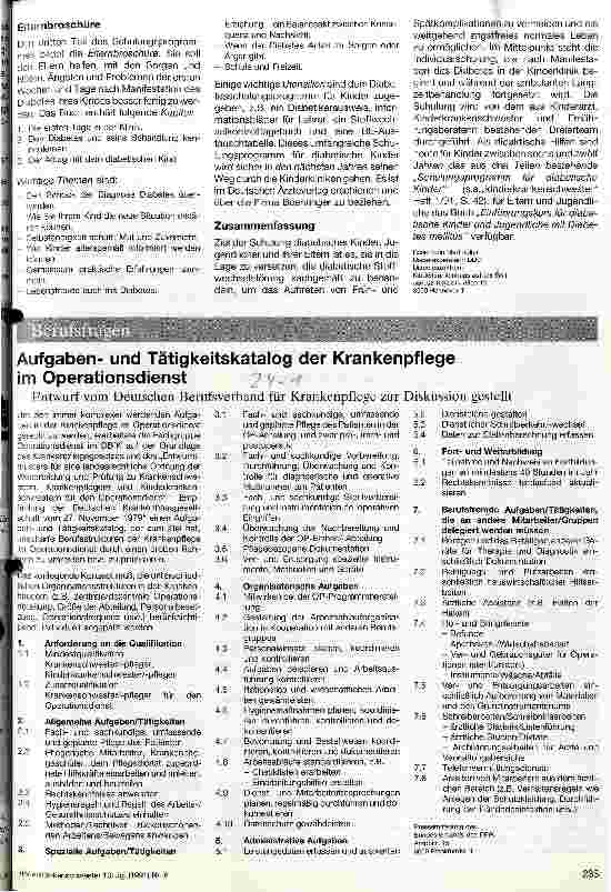 Vorschauseite 4: Schulung diabetischer Kinder, Jugendlicher und ihrer Eltern