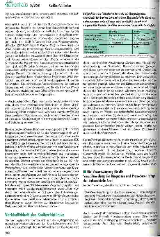 Vorschauseite 3: Erste Allgemeine Kodierrichtlinie für Deutschland