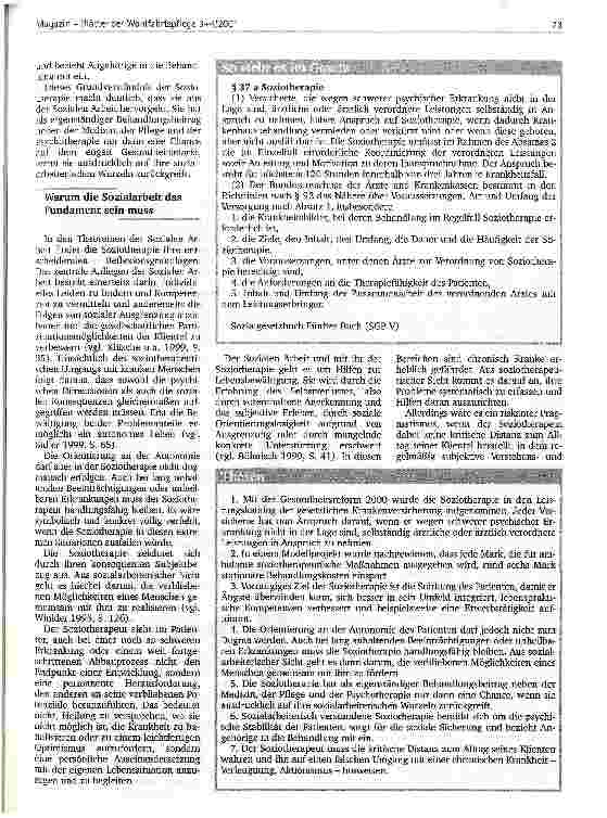 Vorschauseite 2: Ambulante Soziotherapie
