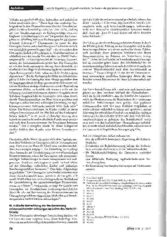 Vorschauseite 2: Hartz-IV-Regelsätze und gesellschaftliche Teilhabe die geplanten Änderungen im Lichte des Urteils des Bundesverfassungsgerichts