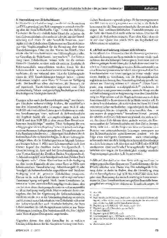 Vorschauseite 5: Hartz-IV-Regelsätze und gesellschaftliche Teilhabe die geplanten Änderungen im Lichte des Urteils des Bundesverfassungsgerichts