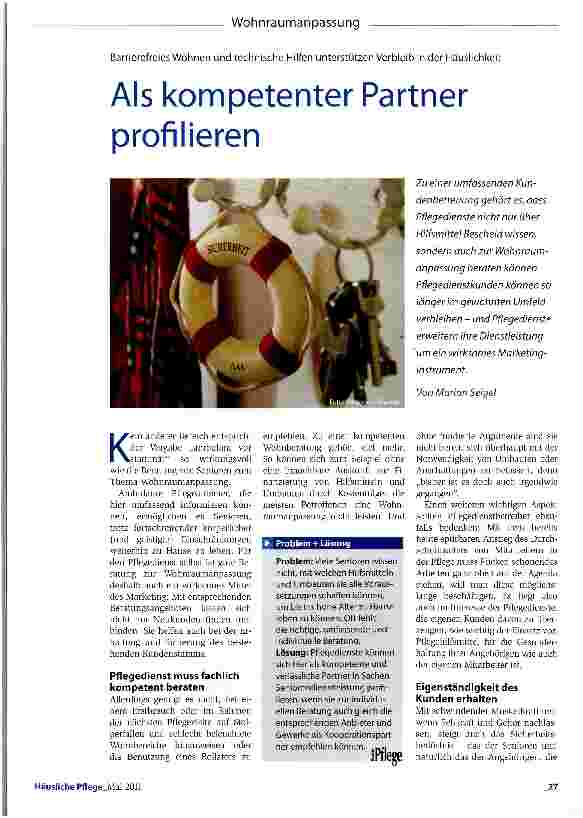 Vorschauseite 1: Als kompetenter Partner profilieren