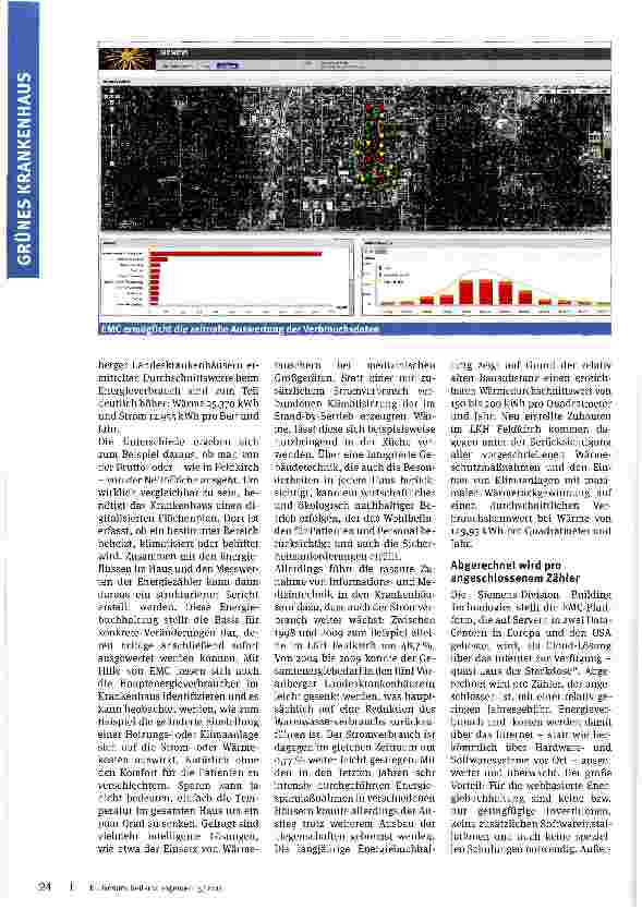 Vorschauseite 2: Energiebuchhaltung zeigt Einsparpotenziale