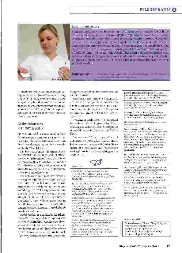Vorschauseite 4: Mehrmalige Verwendung von Penkanülen in der Diabetes-TherapieEinfach statt mehrfach!