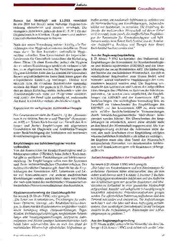Vorschauseite 3: Gesetz zur Änderung des Infektionsschutzgesetzes und weiterer Gesetze im Entwurf