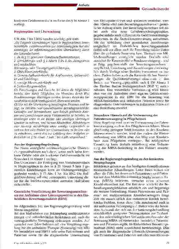 Vorschauseite 5: Gesetz zur Änderung des Infektionsschutzgesetzes und weiterer Gesetze im Entwurf